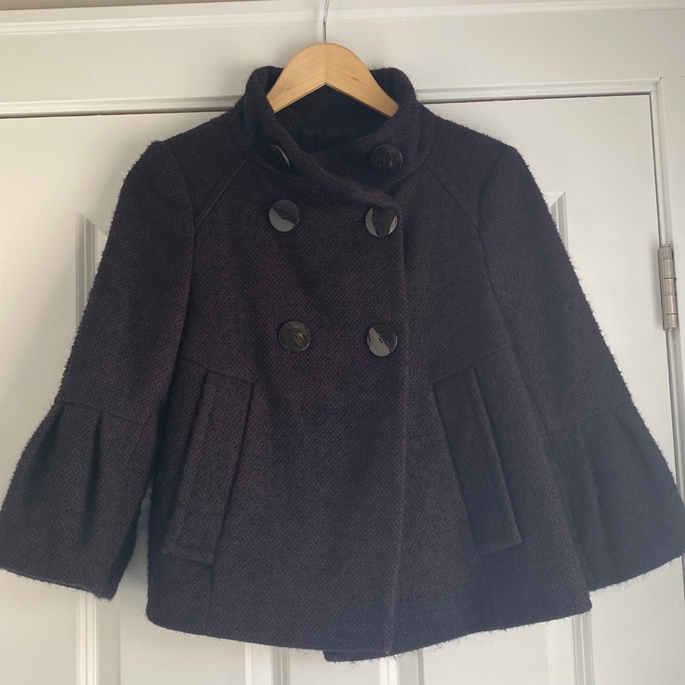 Zara Basic Wool blend 60s style coat